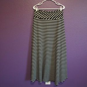 NWT Stripped Maxi Skirt